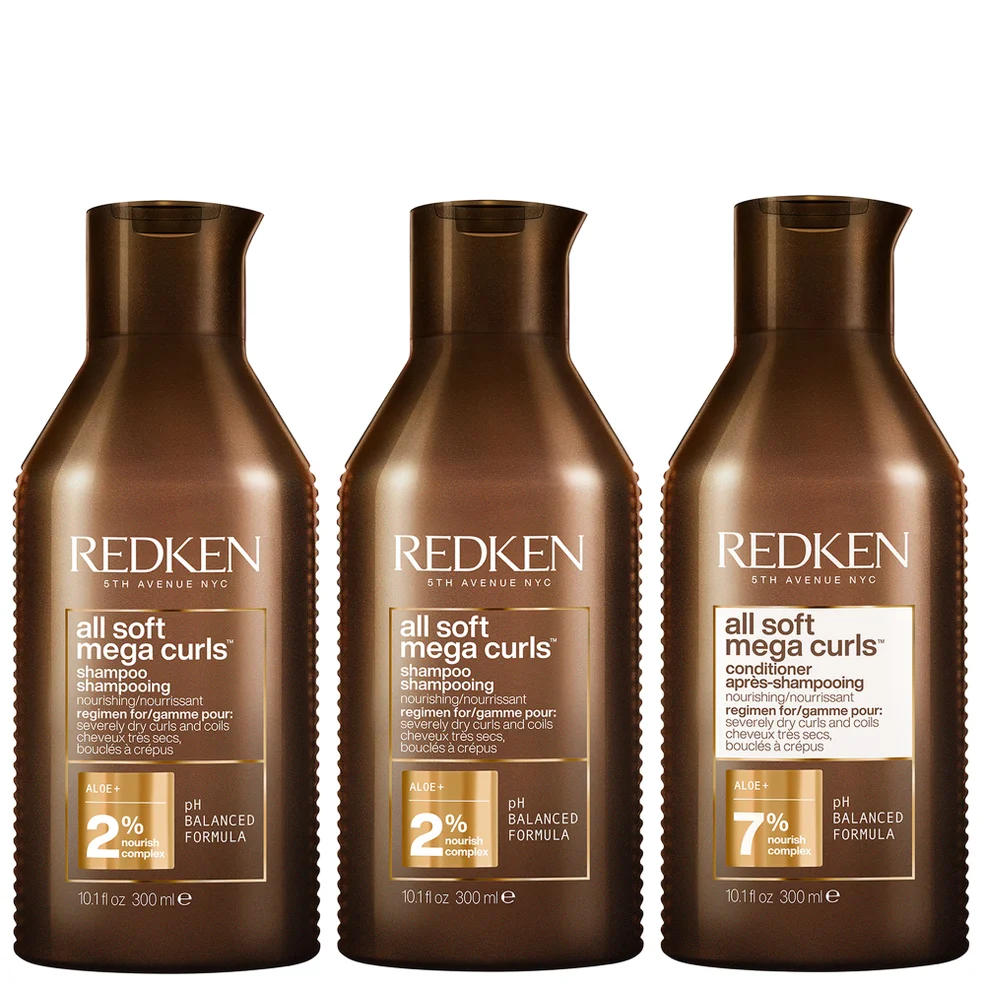 Redken All Soft Mega Curl Hydrating and Nourishing Shampoo Duo with Conditioner for Curly and Coily Hair Immagine 1