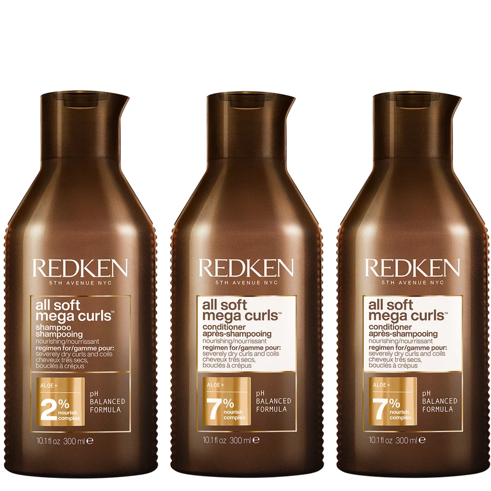 Redken All Soft Mega Curl Hydrating and Nourishing Shampoo with Conditioner Duo for Curly and Coily Hair Immagine 1