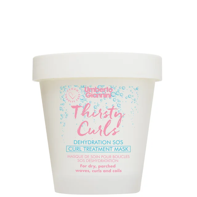 Umberto Giannini Thirsty Curls Dehydration SOS maschera trattamento ricci 200 g