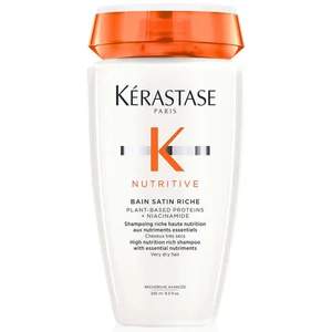 Kérastase Nutritive Bain Satin Riche Shampoo Ricco Nutriente per Capelli Molto Secchi 250 ml - Size 250ml
