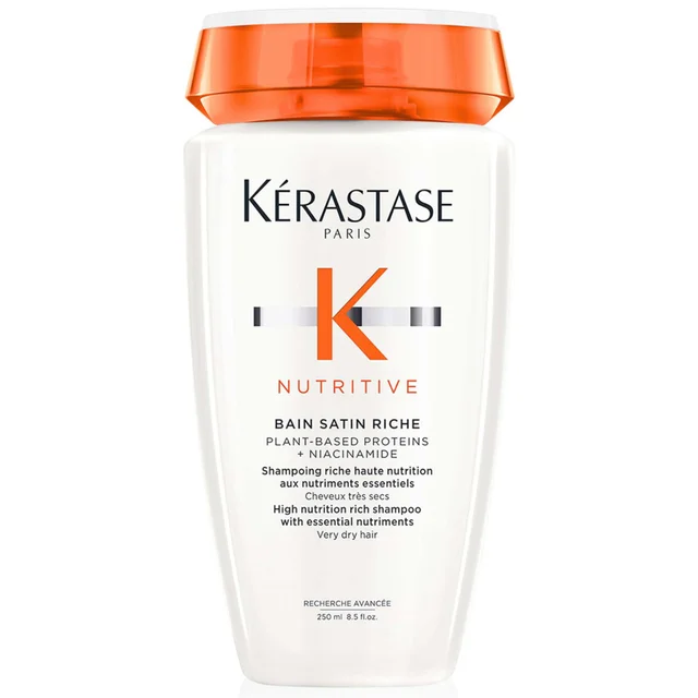 Kérastase Nutritive Bain Satin Riche Shampoo Ricco Nutriente per Capelli Molto Secchi 250 ml