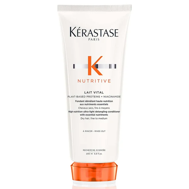 Kérastase Nutritive Lait Vital Balsamo Ultraleggero e Nutriente per Capelli Secchi da Sottili a Medi 200 ml
