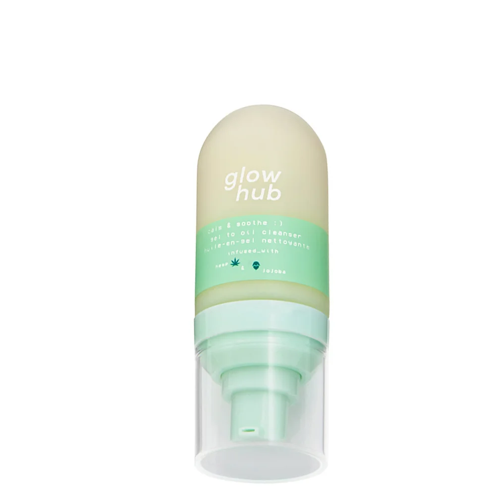 Glow Hub Mini Calm & Soothe Gel to Oil Cleanser 60ml Immagine 1