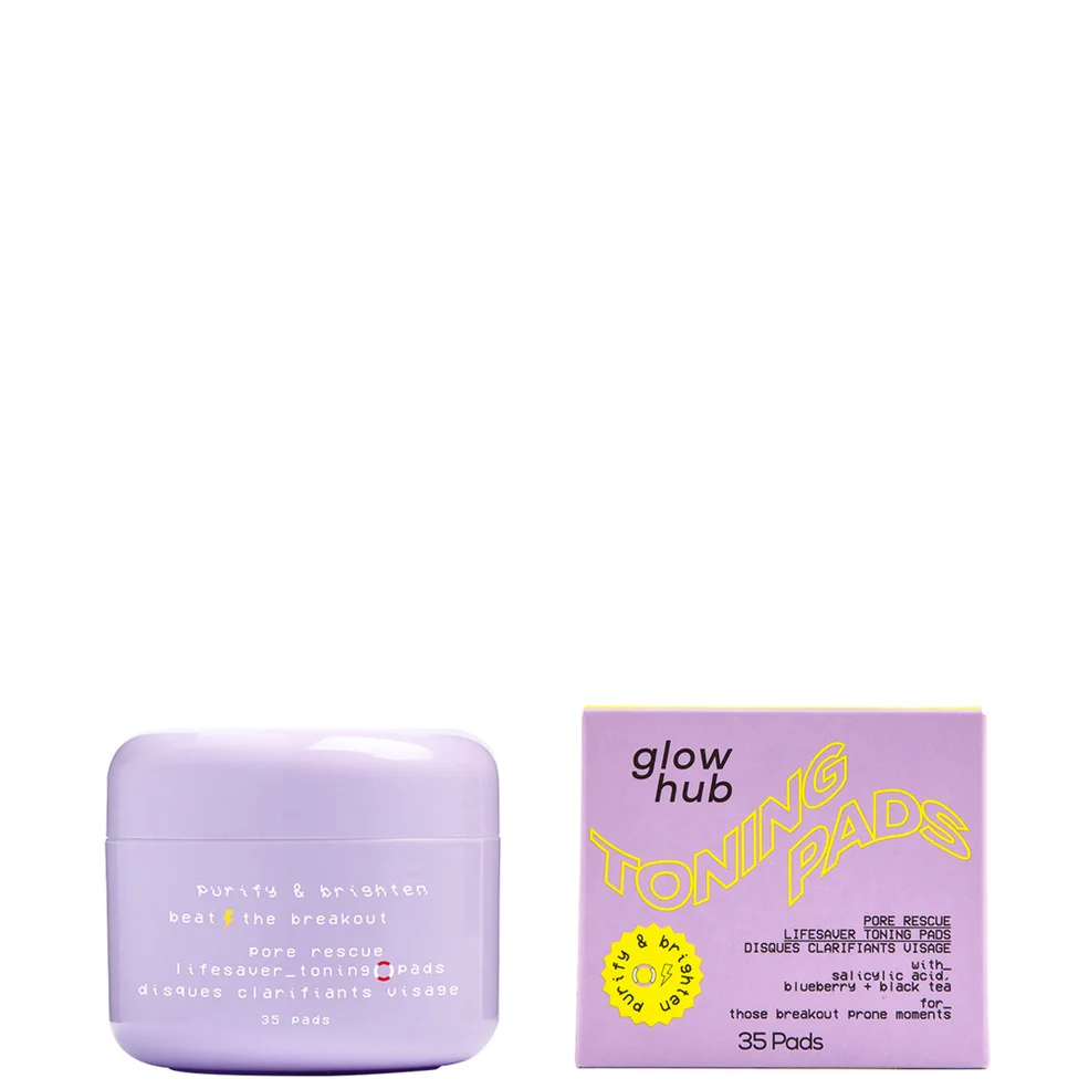 Glow Hub Purify & Brighten Pore Rescue Toning Pads 35pk Immagine 1