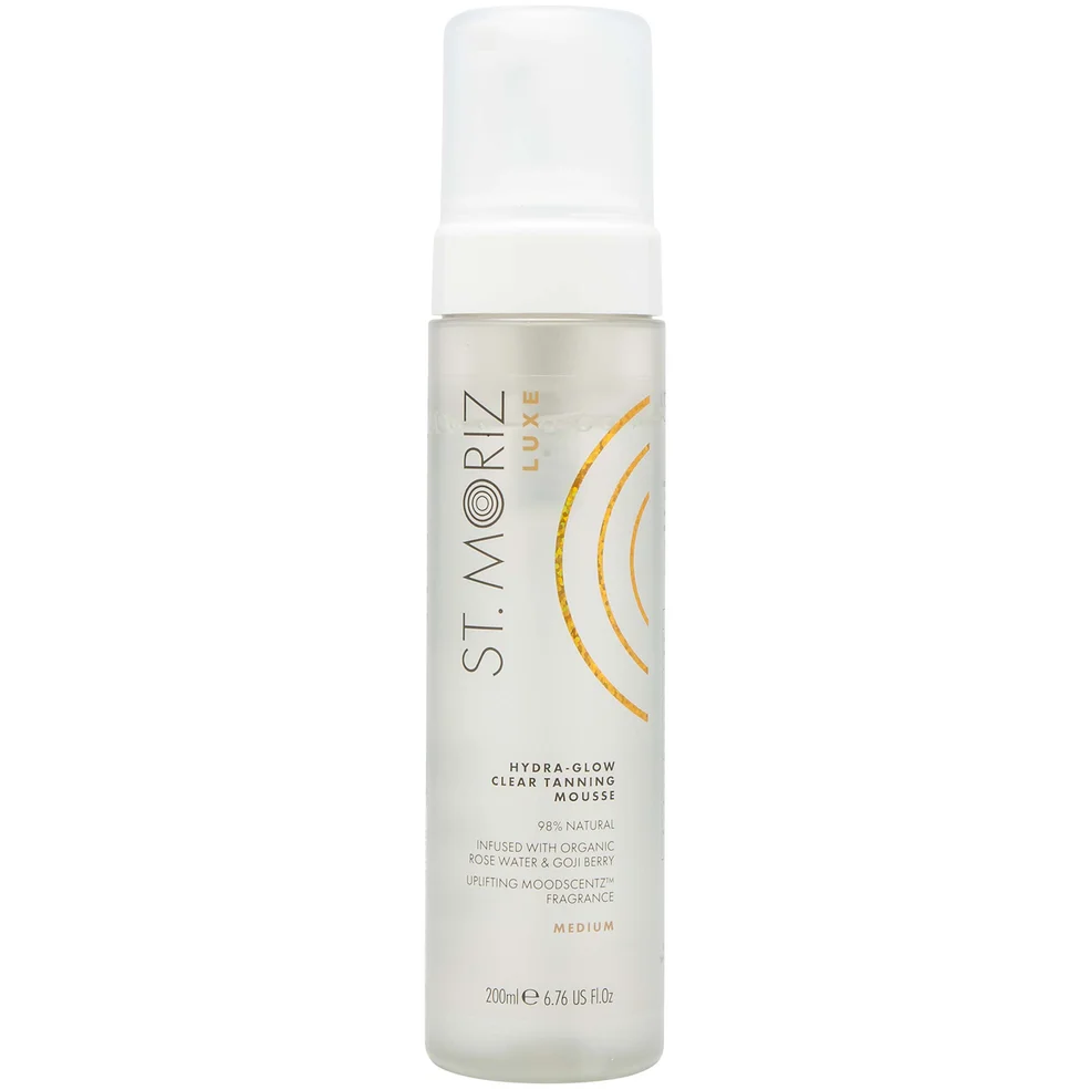 St. Moriz Luxe Hydra-Glow Clear Tanning Mousse - Medium 200ml Immagine 1