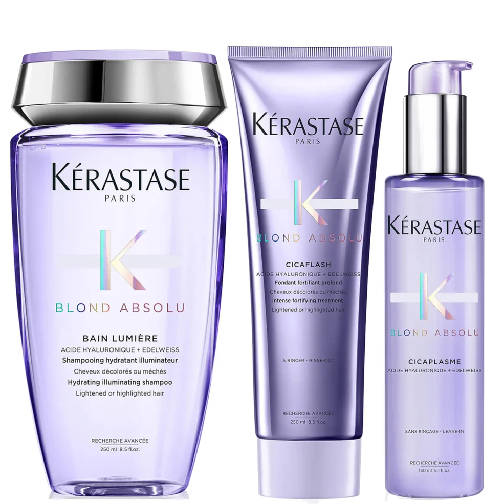 Kérastase Blond Absolu Shampoo, Conditioner and Treatment Hair Routine for Lightened or Highlighted Hair Immagine 1
