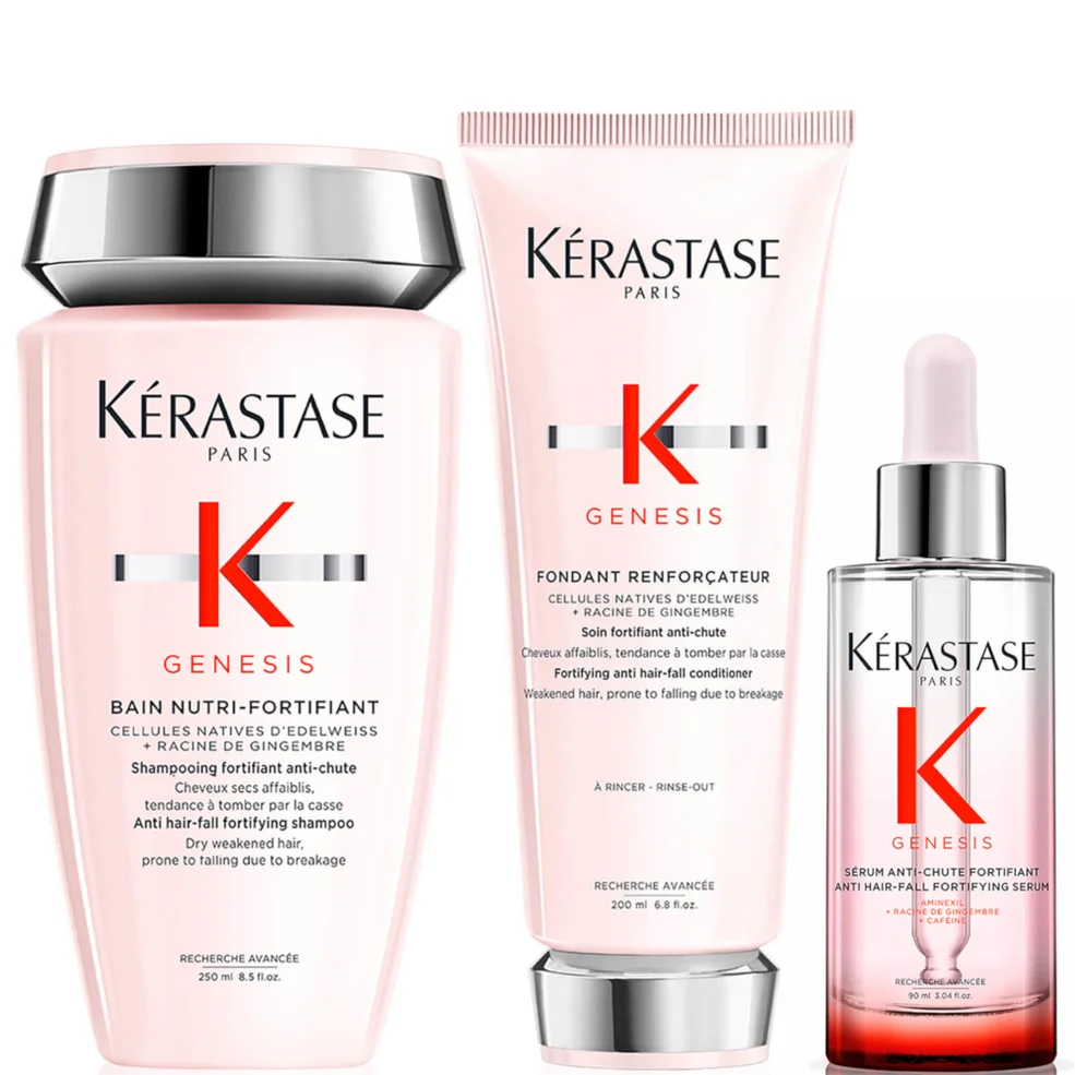 Kérastase Genesis Shampoo, Conditioner and Serum Hair Trio Routine Immagine 1