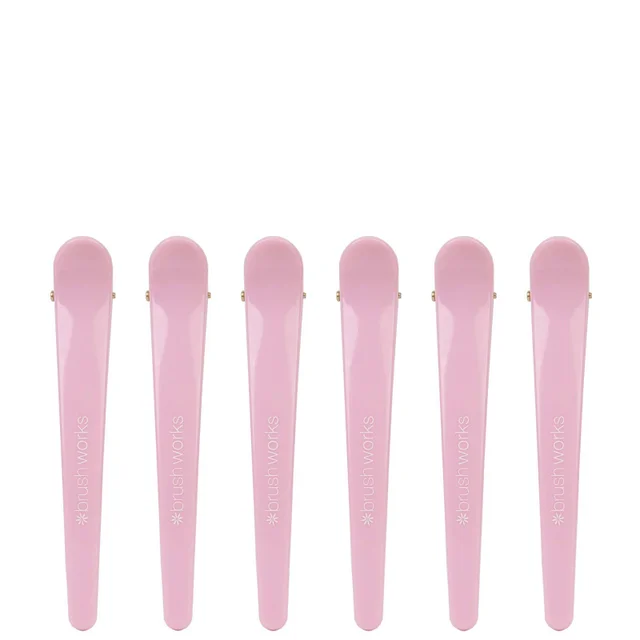 brushworks Fermagli per Capelli Anti-traccia (confezione da 6)