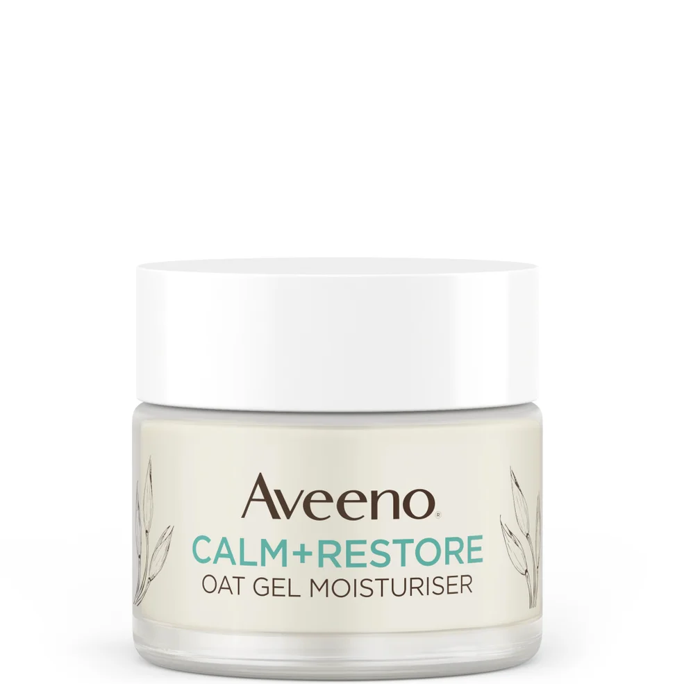 Aveeno Face Calm and Restore Oat Gel Moisturiser 50ml Immagine 1