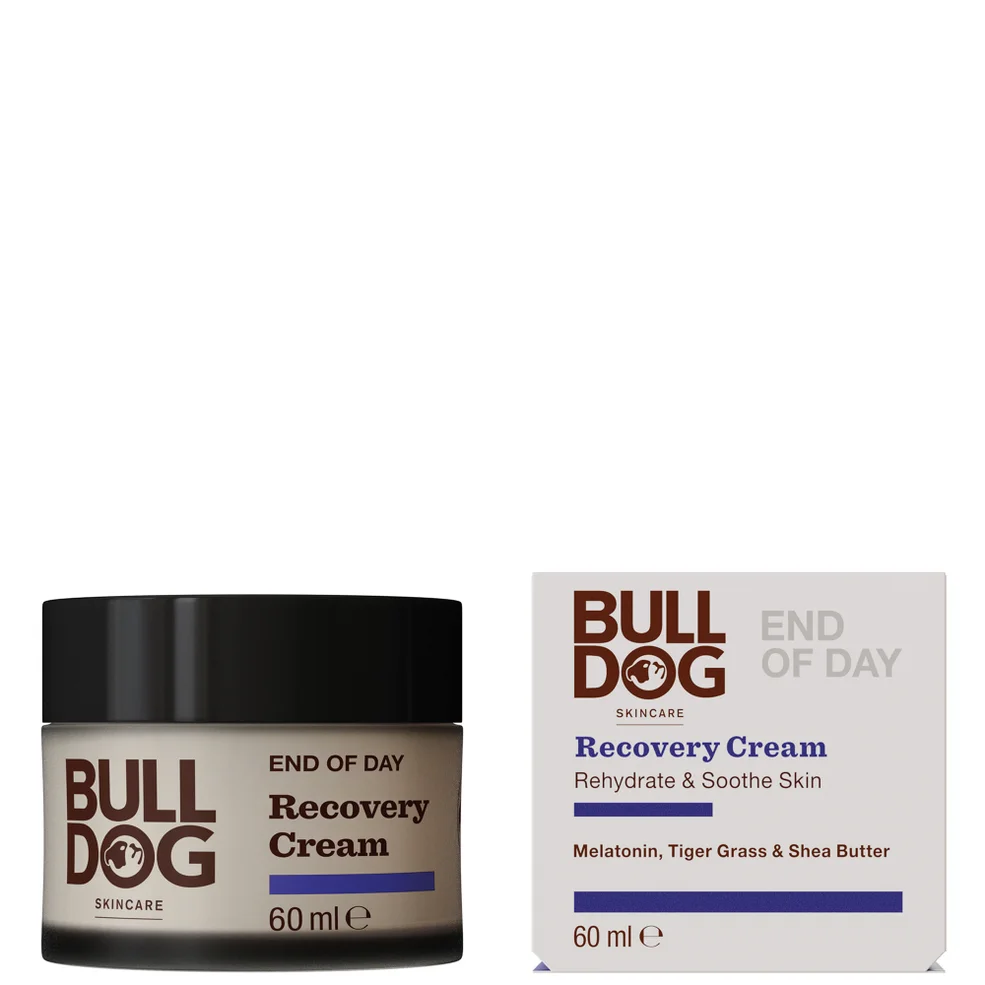 Bulldog Skincare for Men End of Day Recovery Cream 60ml Immagine 1