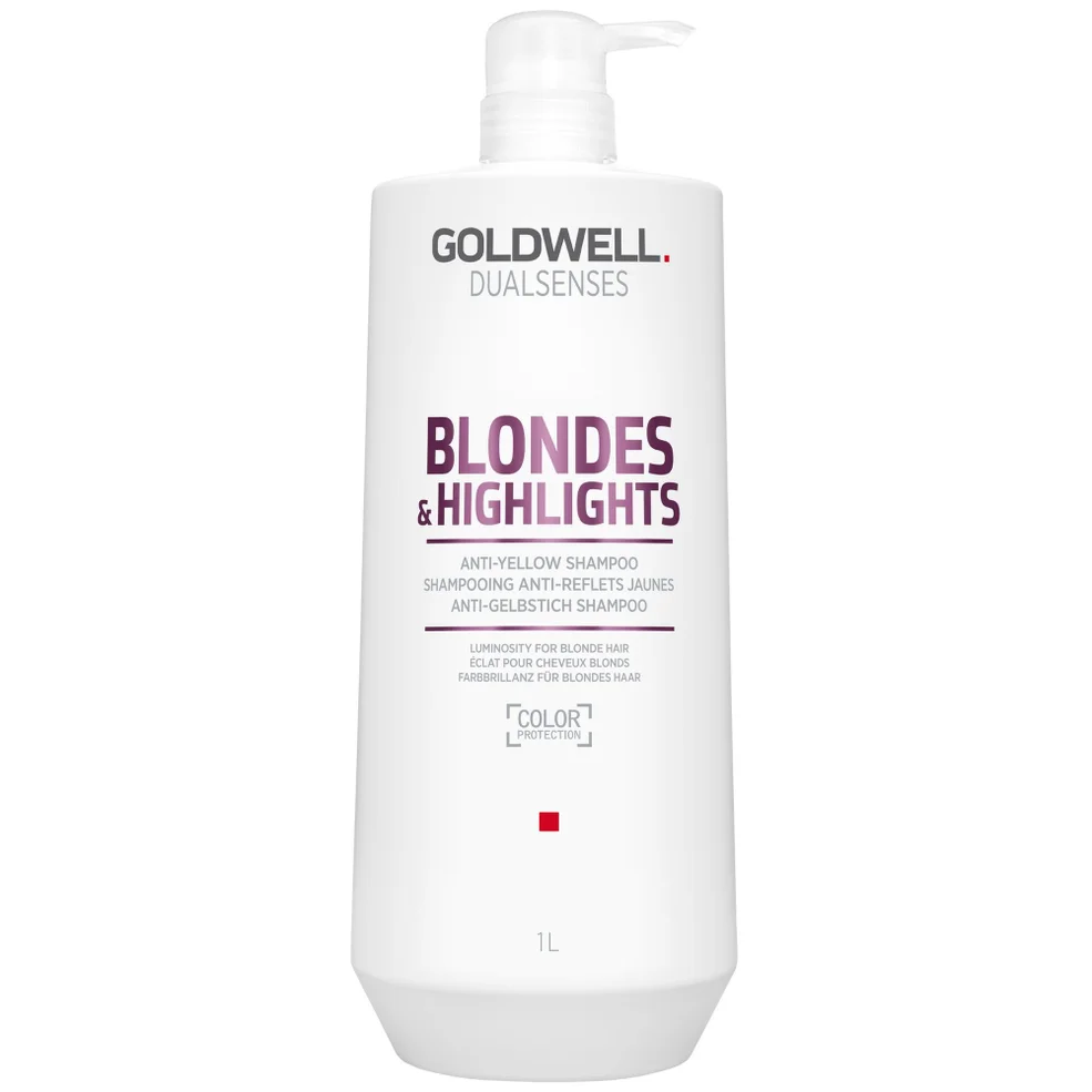 Goldwell Dualsenses Blonde & Highlights Anti-Yellow Shampoo 1000ml Immagine 1