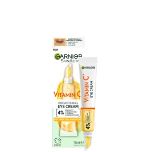Garnier Crema Contorno Occhi Illuminante con 4% di Vitamina C, Niacinamide, Caffeina e Polvere di Banana 15 ml - undefined undefined