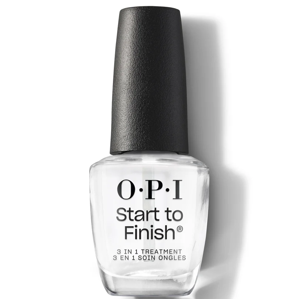 OPI Start to Finish trattamento 3-in-1 - base, top coat, rinforzante 15 ml Immagine 1