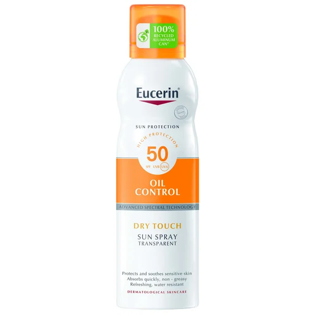 Eucerin Sensitive Protect Transparent Dry Touch Spray Solare SPF 50 200 ml