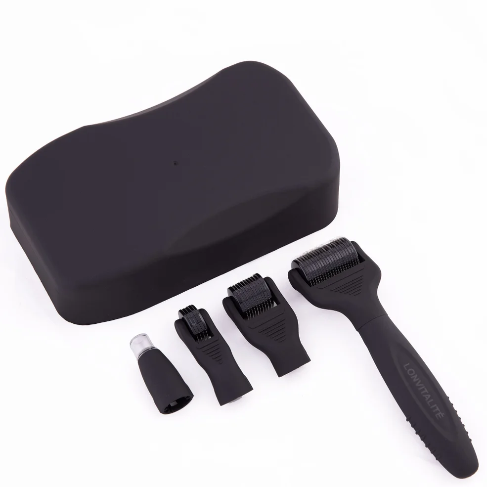 Lonvitalite Microneedling Derma Roller Face and Body Kit Immagine 1