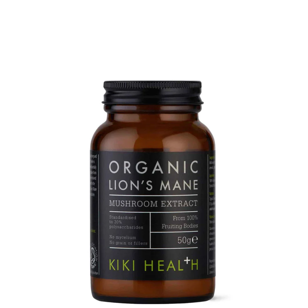 KIKI Health Organic Mushroom Extract Lion's Mane Powder 50g Immagine 1