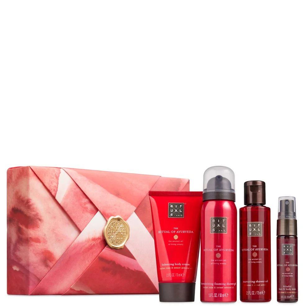 Rituals The Ritual of Ayurveda Sweet Almond & Indian Rose Bath and Body Small Gift Set Immagine 1