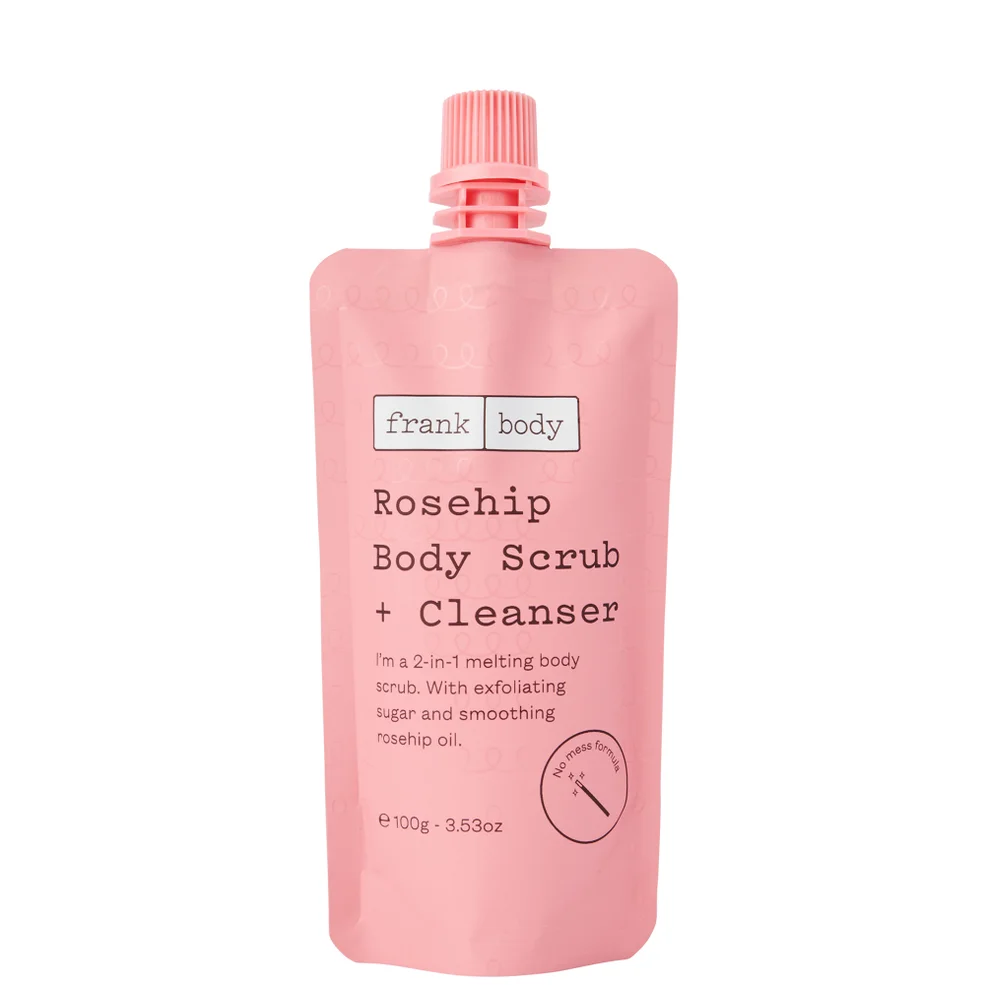 Frank Body Rosehip Body Scrub and Cleanser 100g Immagine 1