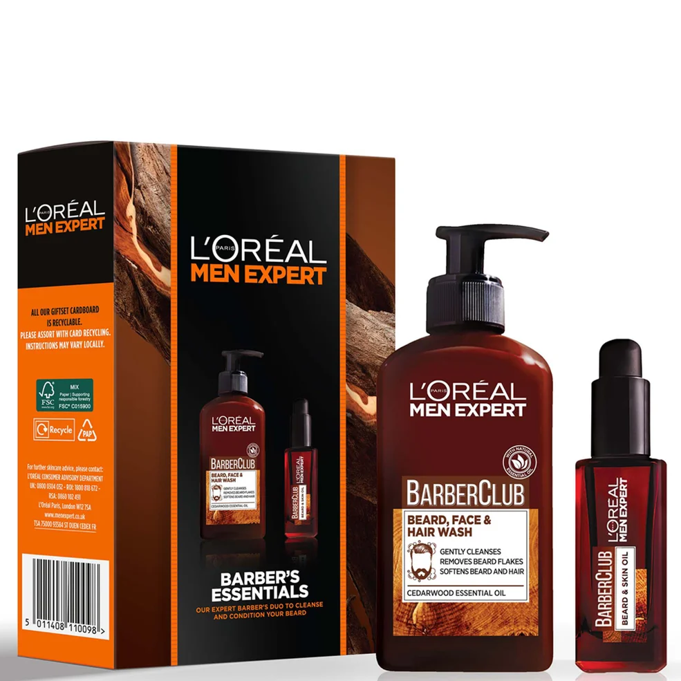 L'Oréal Paris Men Expert Barber's Essentials Grooming Duo Gift Set Immagine 1