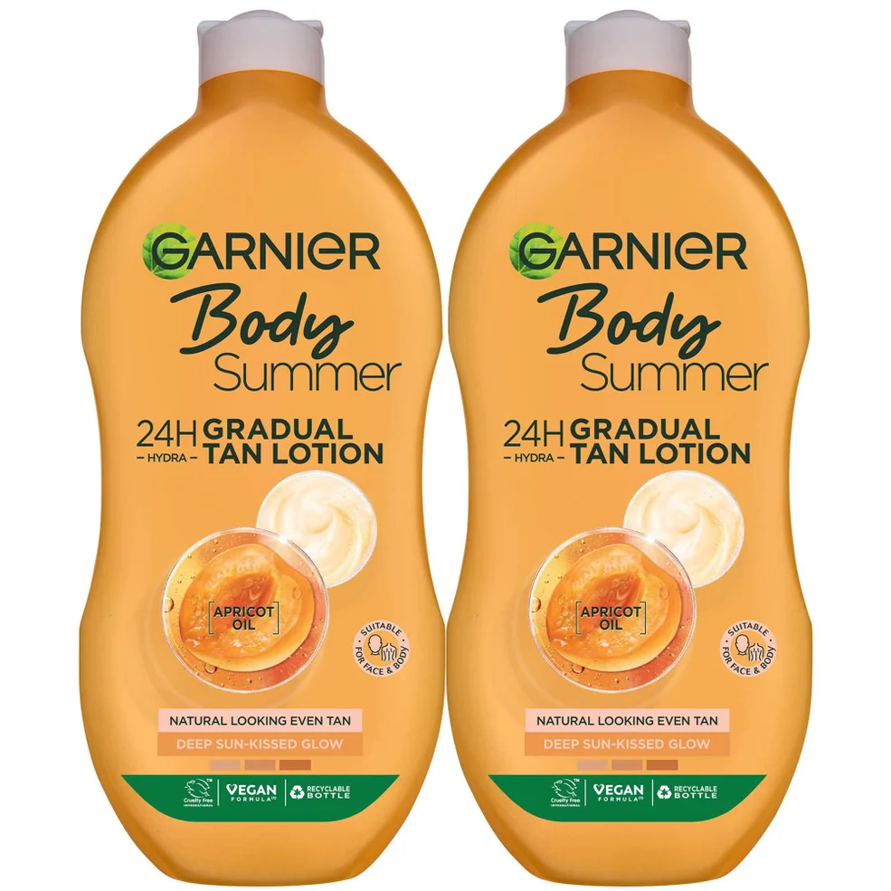 Garnier Summer Body Gradual Deep Tan Moisturiser Duo Immagine 1