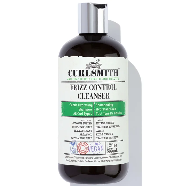 Curlsmith Frizz Control Shampoo Idratante Anti-crespo Formato Standard 360 ml