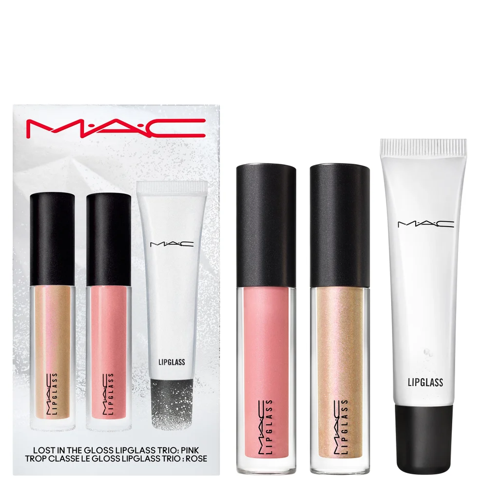 MAC Lost In The Gloss Lipglass Trio - Pink Immagine 1
