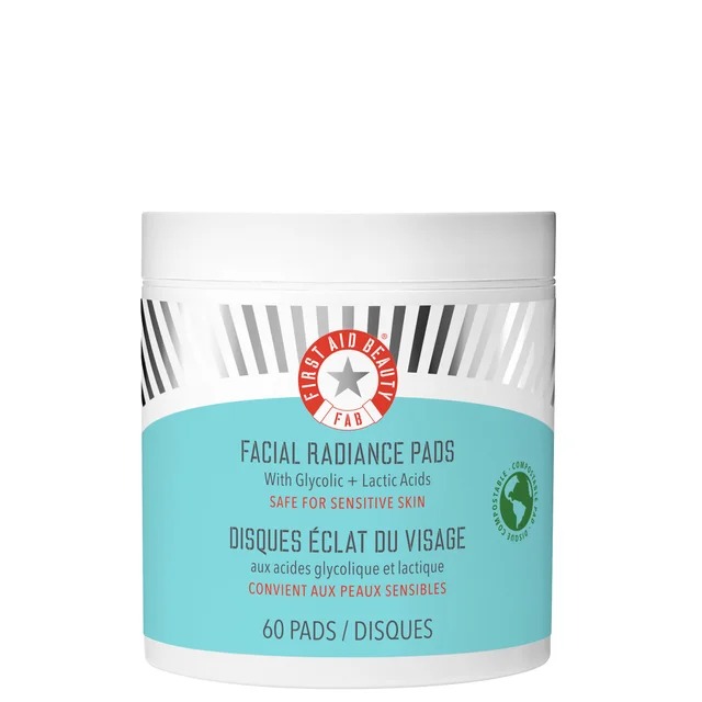 First Aid Beauty Dischetti Illuminanti Con Acido Lattico e Glicolico