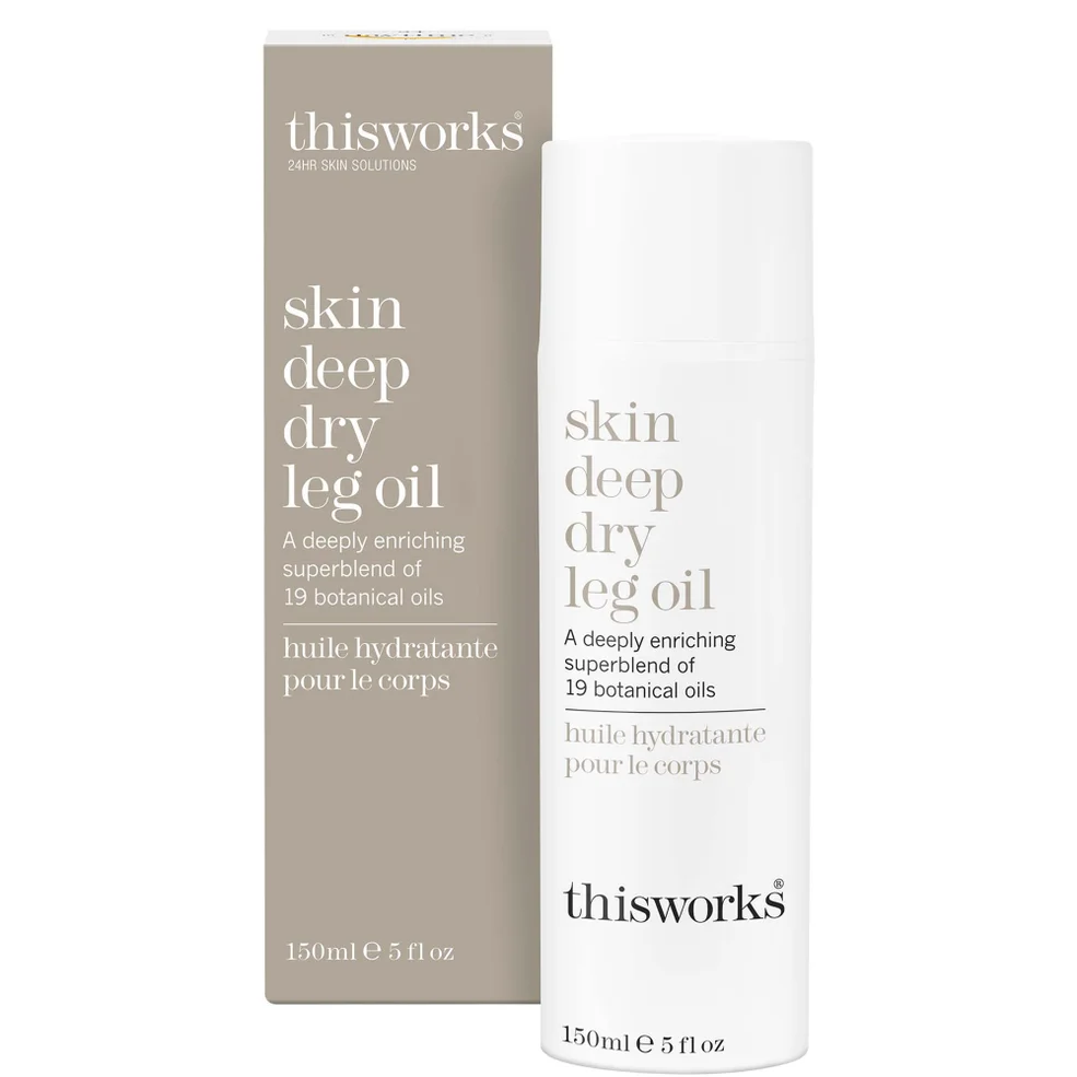 this works Skin Deep Dry Leg Oil olio idratante 150 ml Immagine 1