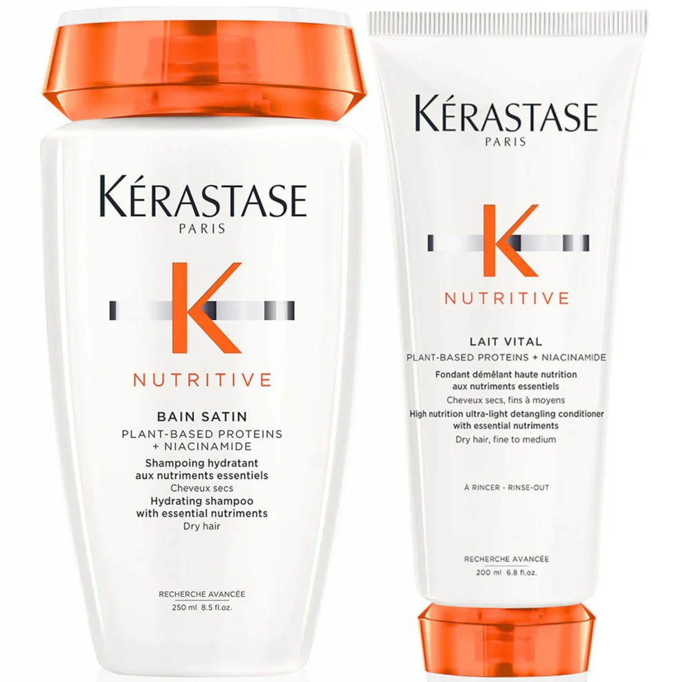 Kérastase Nutritive Nourish and Hydrate Shampoo and Conditioner Duo for Fine-Medium Dry Hair Immagine 1