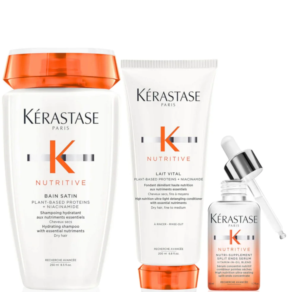 Kérastase Nutritive Root To Tip Hydrating Heroes Nourish and Smooth Bundle for Fine-Medium Dry Hair Immagine 1