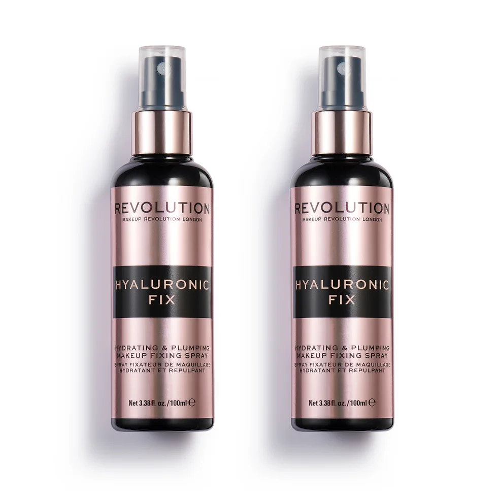 Makeup Revolution Hyaluronic Fixing Spray Duo Immagine 1