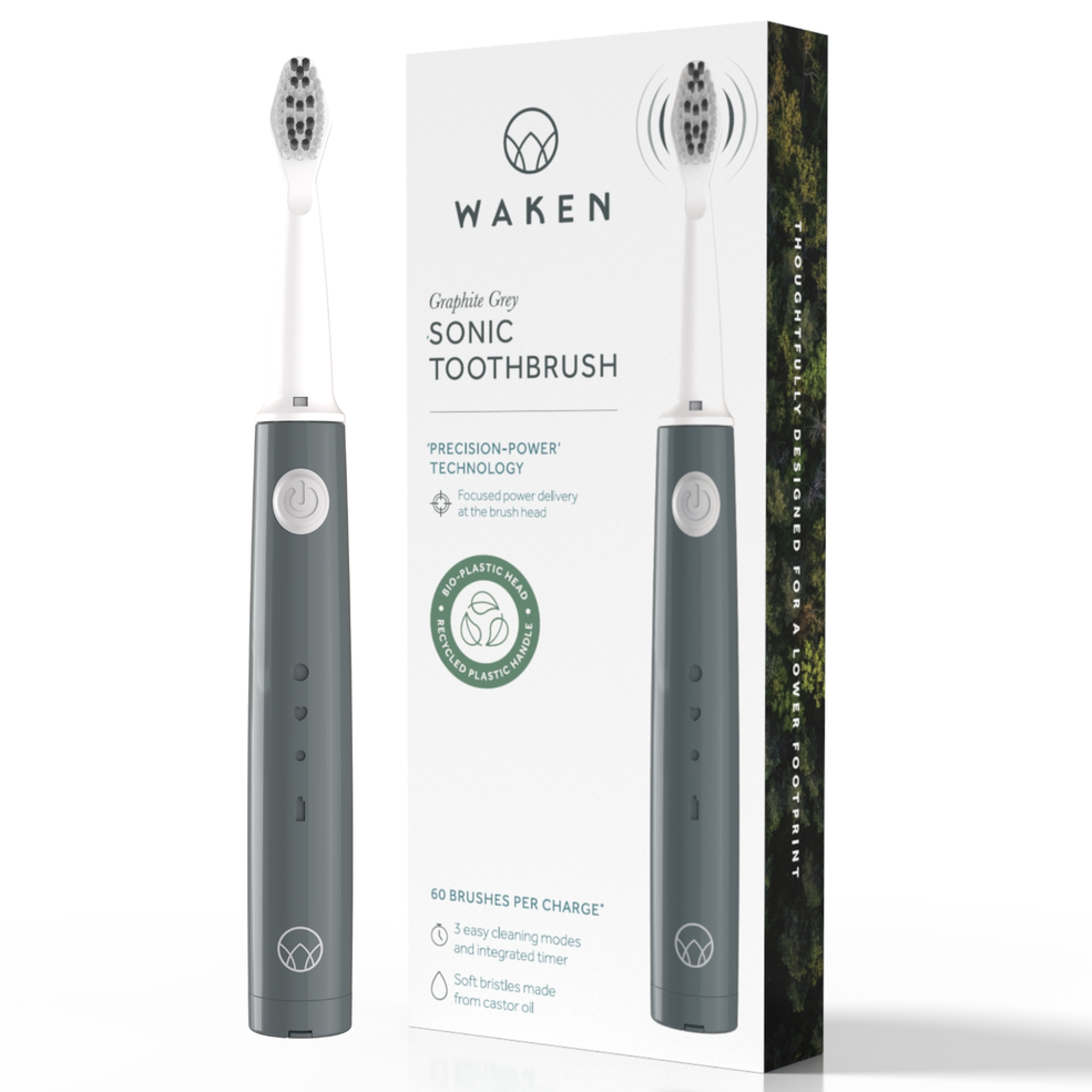 Waken Mouthcare Sonic Toothbrush Handle - Graphite Grey Immagine 1