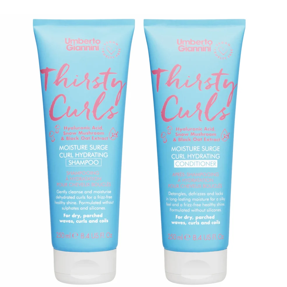 Umberto Giannini Thirsty Curls Shampoo and Conditioner Duo Immagine 1