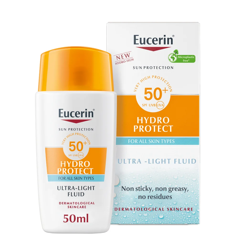 Eucerin Travel Size Sun Hydro Protect Face Fluid SPF 50 50ml Immagine 1