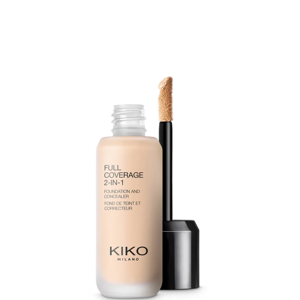 KIKO Milano Full Coverage 2-in-1 Fondotinta e Correttore 25 ml (varie tonalità) Immagine 1
