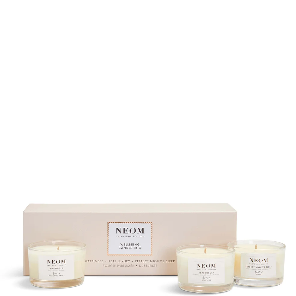 NEOM Wellbeing Candle Trio Immagine 1