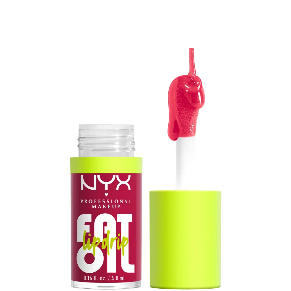 NYX Professional Makeup Fat Oil Lip Drip 12H Hydration Non-Sticky Finish Lip Gloss 4.8ml (Various Shades) Immagine 1