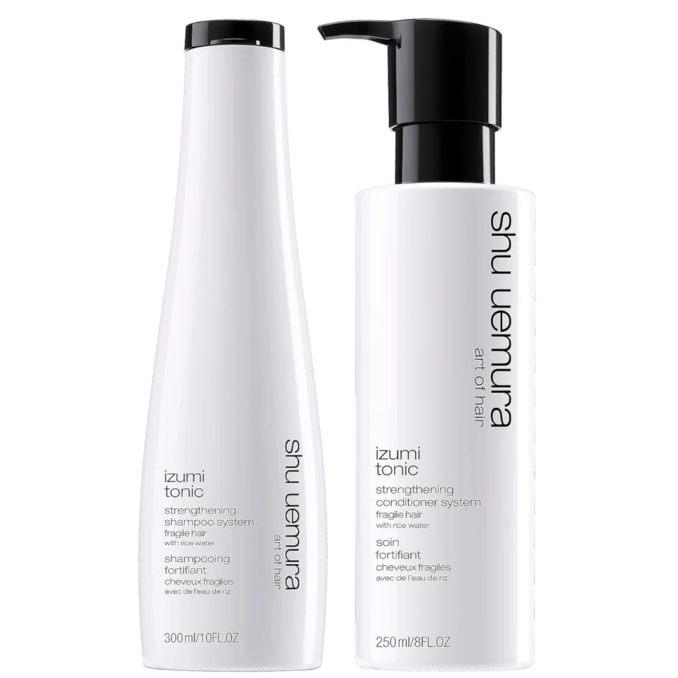 Shu Uemura Art of Hair Izumi Tonic Rice Water Shampoo and Conditioner Routine Immagine 1