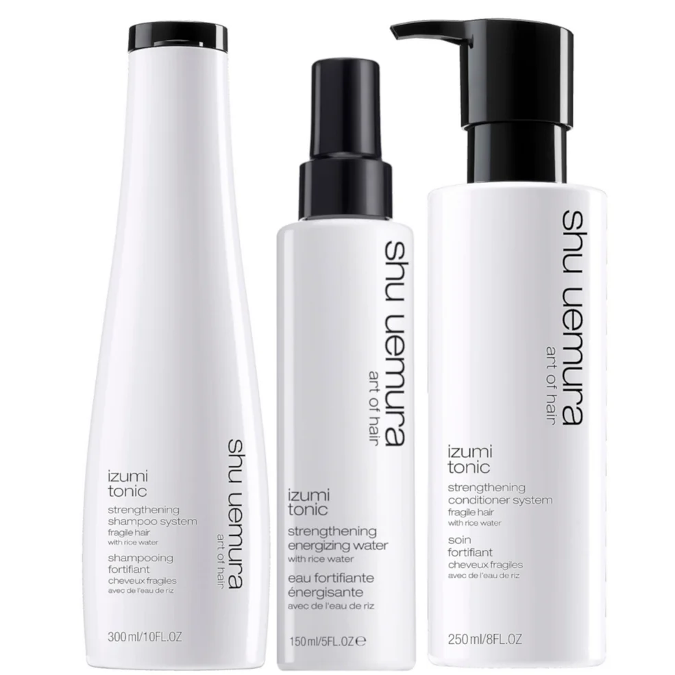 Shu Uemura Art of Hair Izumi Tonic Rice Water Shampoo, Conditioner and Hair Tonic Water Routine Immagine 1