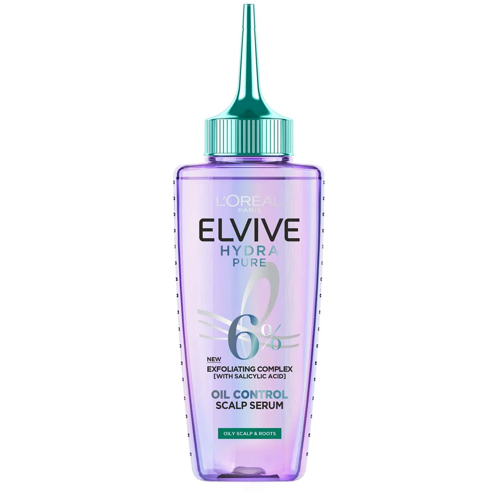 L'Oréal Paris Elvive Hydra Pure Siero Pre-Shampoo Esfoliante per Cuoio Capelluto e Radici Grasse con Acido Salicilico 102 ml Immagine 1
