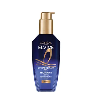 L'Oréal Paris Elvive Olio Straordinario Siero Midnight Trattamento Nutriente Notte per Capelli Secchi 100 ml - undefined undefined