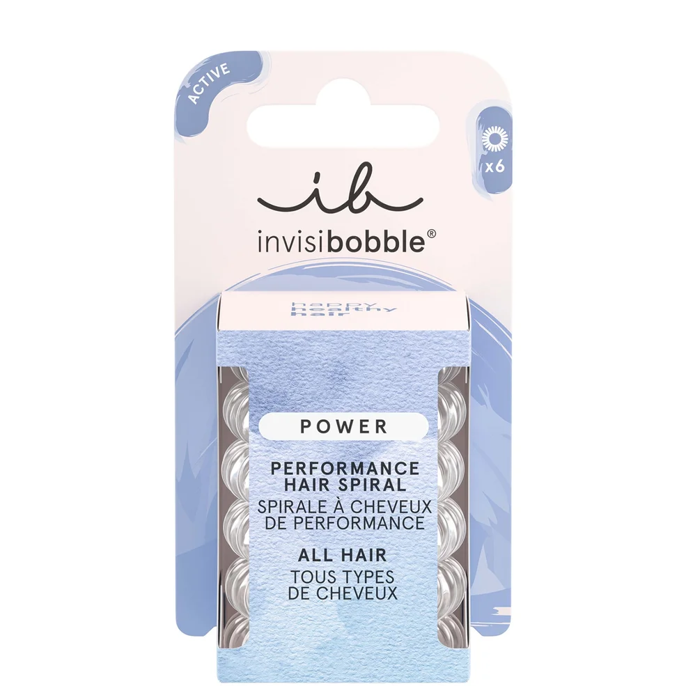 invisibobble Power Hair Tie Crystal Clear - Pack of 6 Immagine 1
