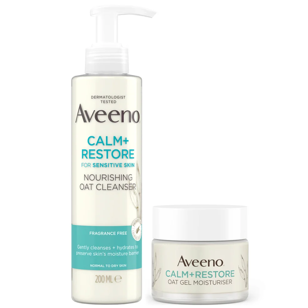 Aveeno Face Calm and Restore Sensitive Skin Best Seller Duo Immagine 1