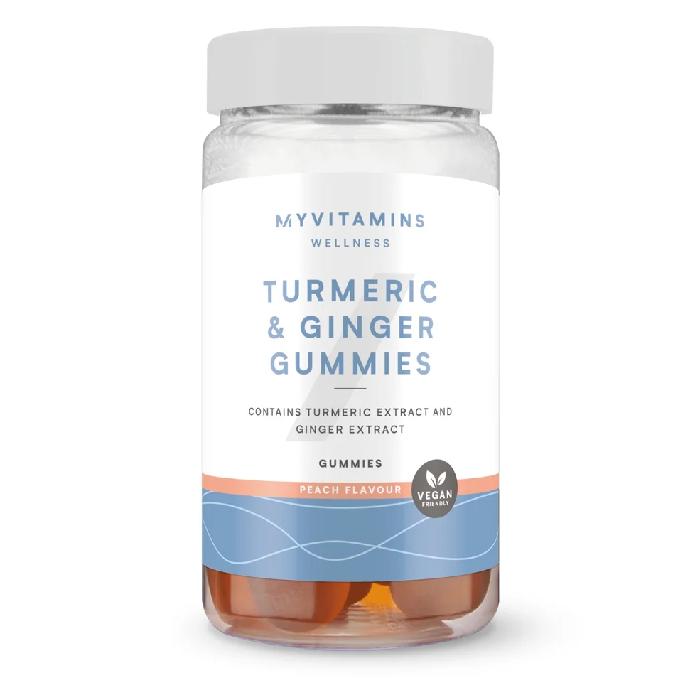 Myvitamins Turmeric & Ginger Gummies, Peach, 60 Gummies Immagine 1
