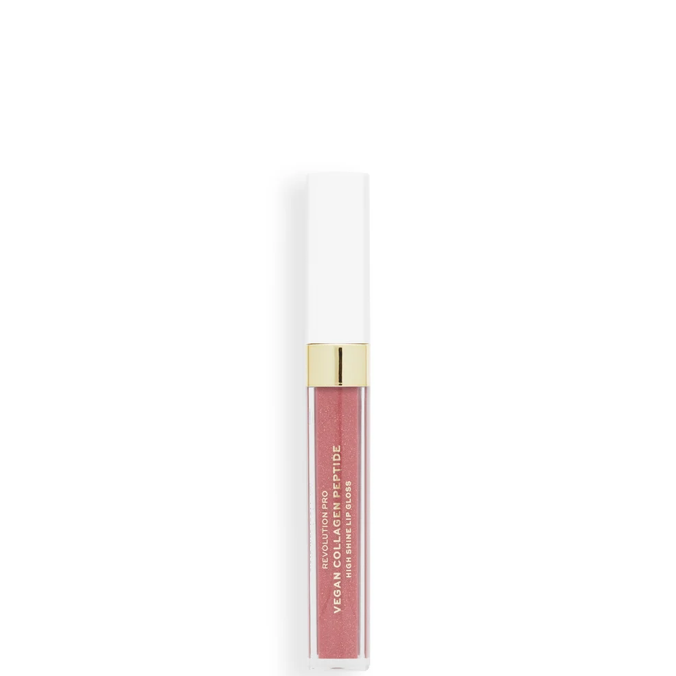 Revolution Pro Vegan Collagen Peptide High Shine Lip Gloss 4ml (Various Shades) Immagine 1