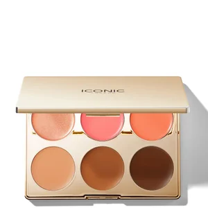 ICONIC London Multi-Use Palette Blush, Bronze e Illuminante in Crema - undefined undefined