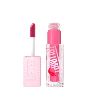 Maybelline Lifter Gloss Plumping Lip Gloss idratazione prolungata formula con acido ialuronico e peperoncino (varie tonalità) - Shade Pink Sting