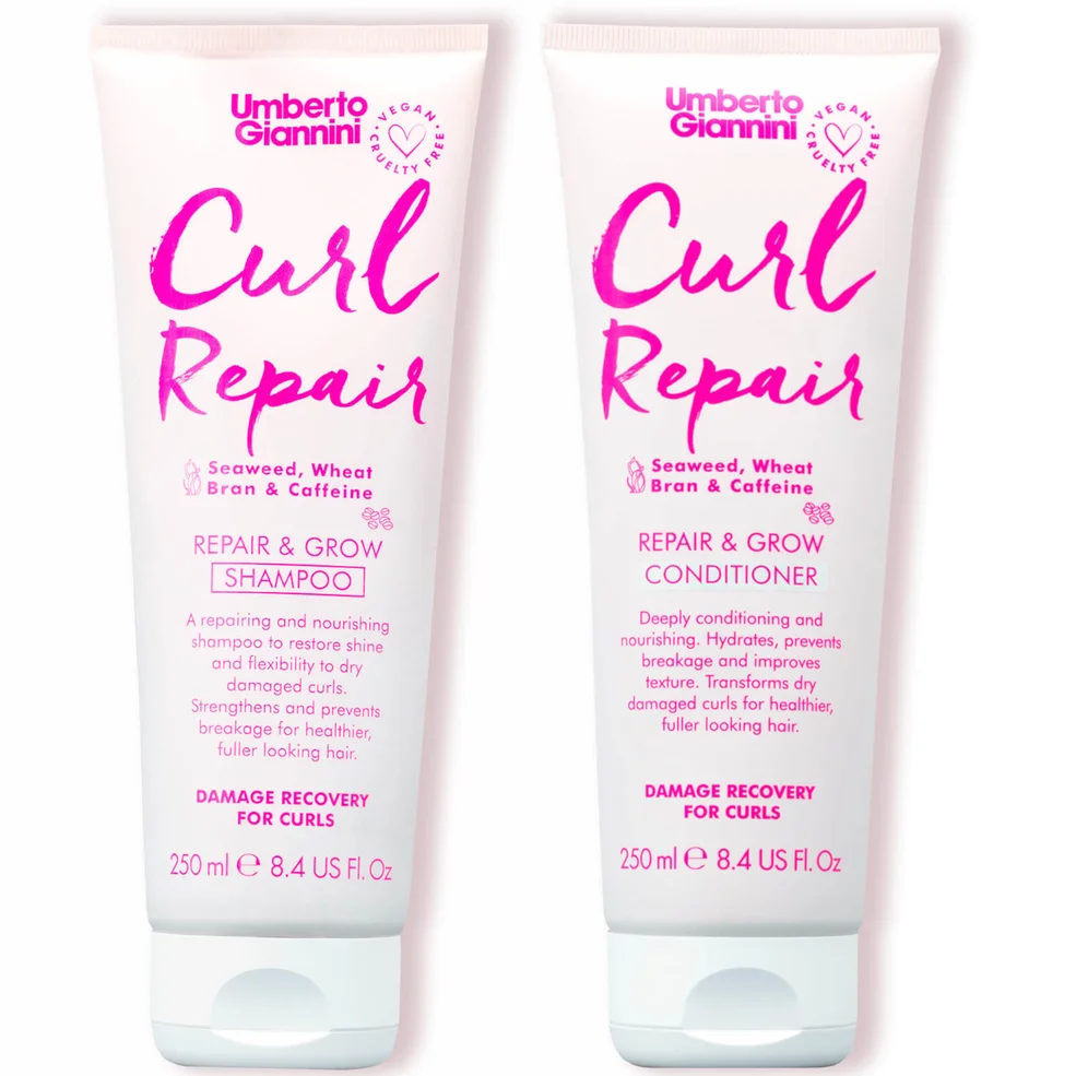 Umberto Giannini Curl Repair Shampoo and Conditioner Duo Immagine 1