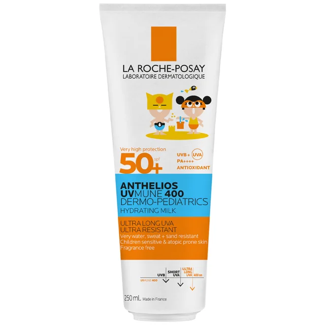La Roche-Posay Anthelios UVMune 400 Dermo-Pediatrics Kids Crema Protezione Solare per Bambini SPF 50+ 250 ml