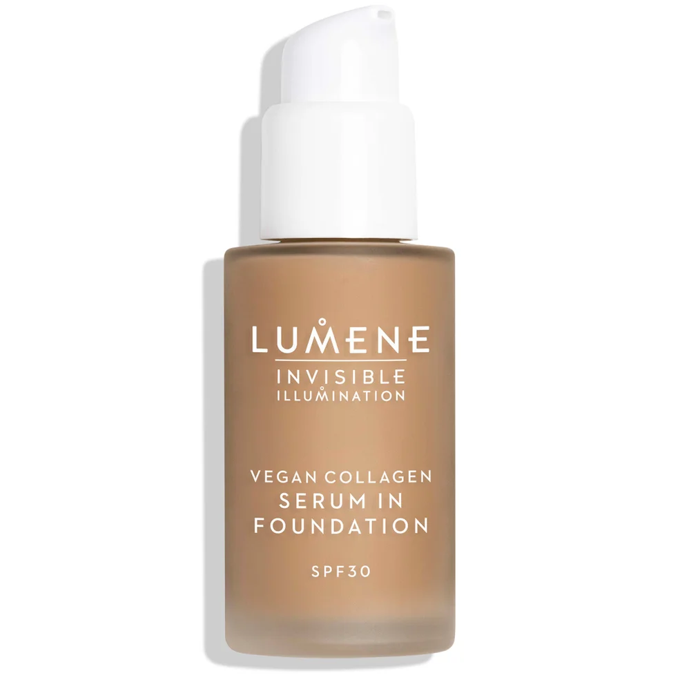 Lumene Invisible Illumination SPF30 Vegan Collagen Serum in Foundation 30ml (Various Shades) Immagine 1
